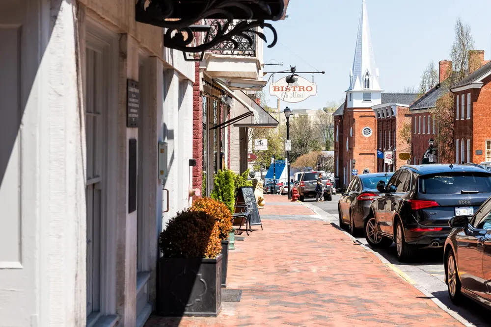 Lexington,,Usa, ,April,18,,2018:,Historic,Downtown,Town,City